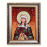 Икона Раиса (Ираида) из янтаря