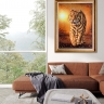 Картин Тигр из янтаря