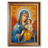 Икона Образ Богородицы Неувядаемый Цвет из янтаря