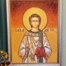 Икона Стефан (Степан) из янтаря
