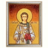 Икона Стефан (Степан) из янтаря