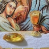 Православная икона - Тайная Вечеря из янтаря
