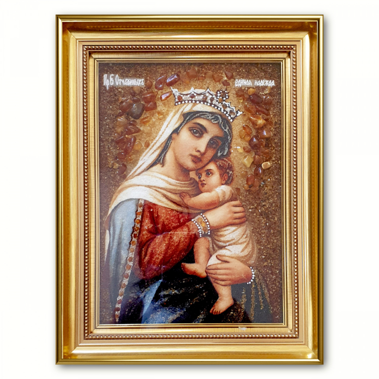 Икона Единая надежда из янтаря