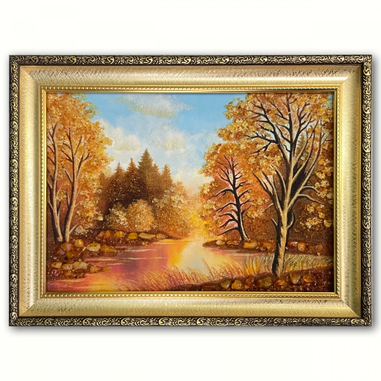 Пейзаж - Теплый осенний день из янтаря