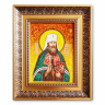 Икона Священномученик Вениамин митрополит из янтаря