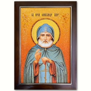 Икона Святой преподобный Александр Свирский