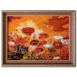 Картина Маки на рассвете