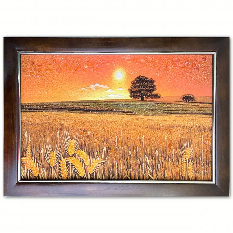 Пейзаж - Пшеничное поле из янтаря