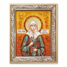 Икона София Селиверстова из янтаря