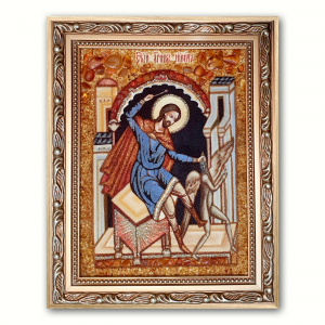 Икона Святой Никита, побивающий беса