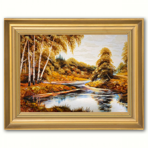 Пейзаж - Красивые березки на берегу