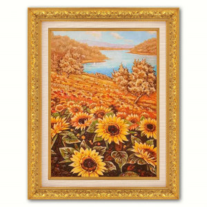 Пейзаж - Поле с подсолнухами