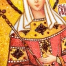 Икона Святая Елена из янтаря
