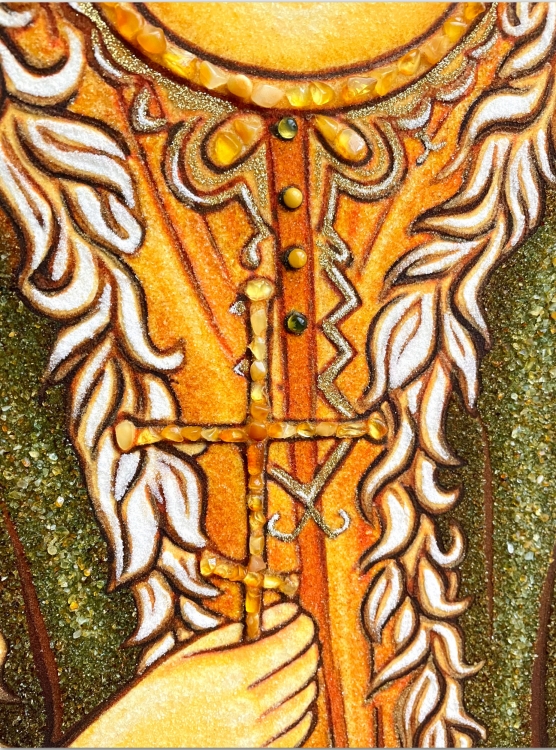 Икона Злата из янтаря