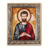 Икона Иаков Алфеев из янтаря
