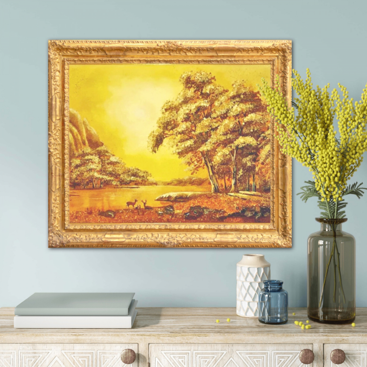 Фантастический закат - Пейзаж из янтаря