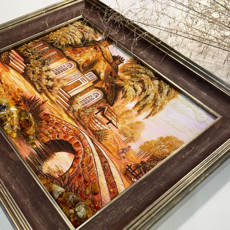 Сказочный дом - Пейзаж из янтаря