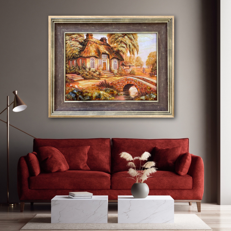 Сказочный дом - Пейзаж из янтаря