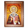 Икона Харалампий из янтаря