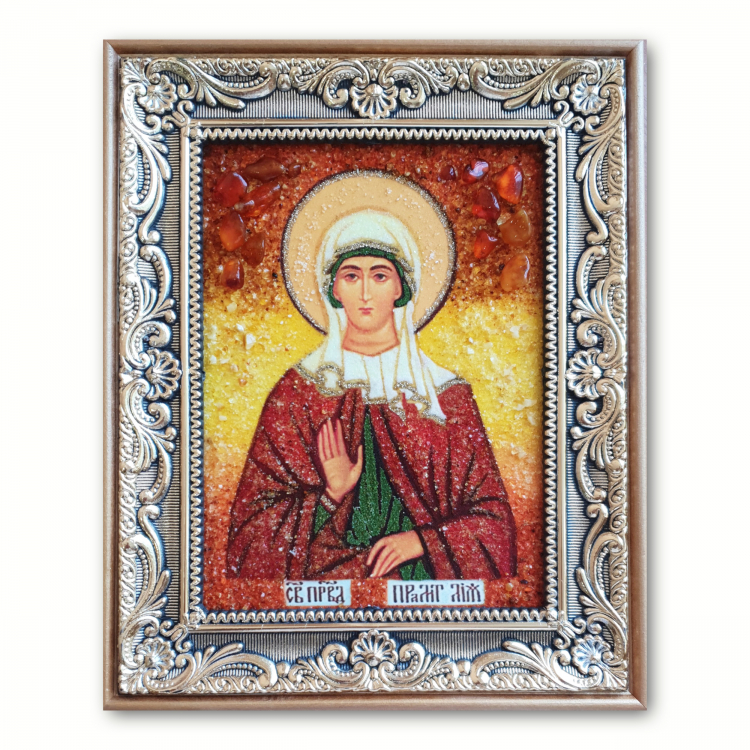Икона Лия Праматерь из янтаря