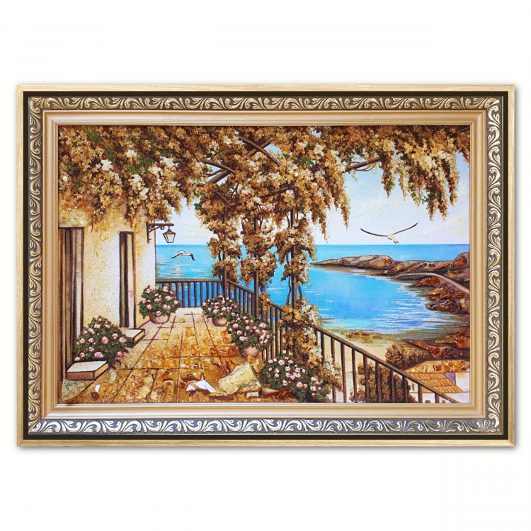 Пейзаж - Терраса у моря из янтаря