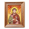 Икона Платон Анкирский из янтаря