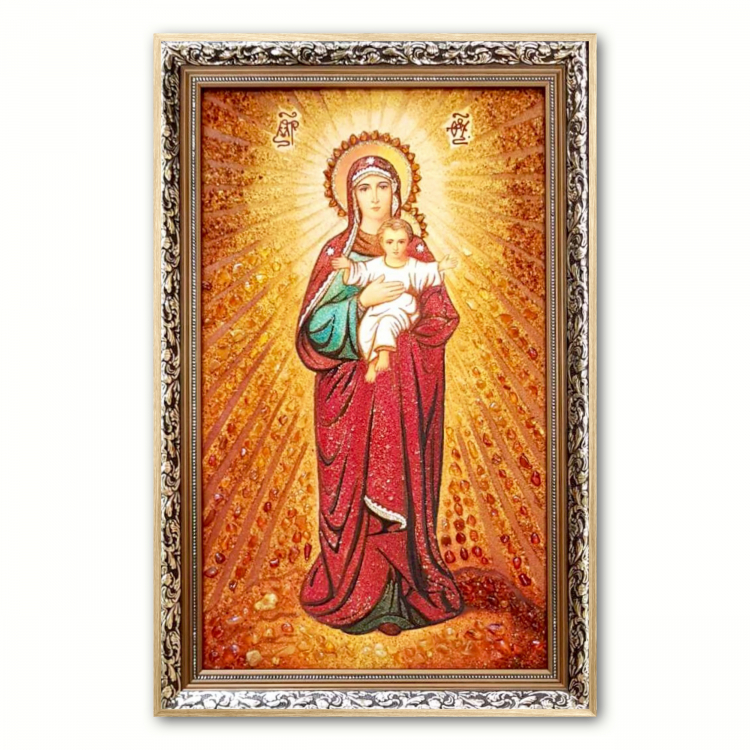 Икона Благодатное Небо из янтаря