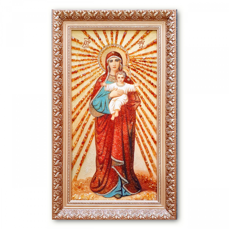 Икона Благодатное Небо из янтаря