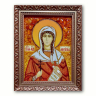 Икона Святая Миропия из янтаря