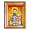 Икона Григорий Палама Солунский из янтаря