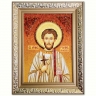 Икона Роман Кесарийский из янтаря