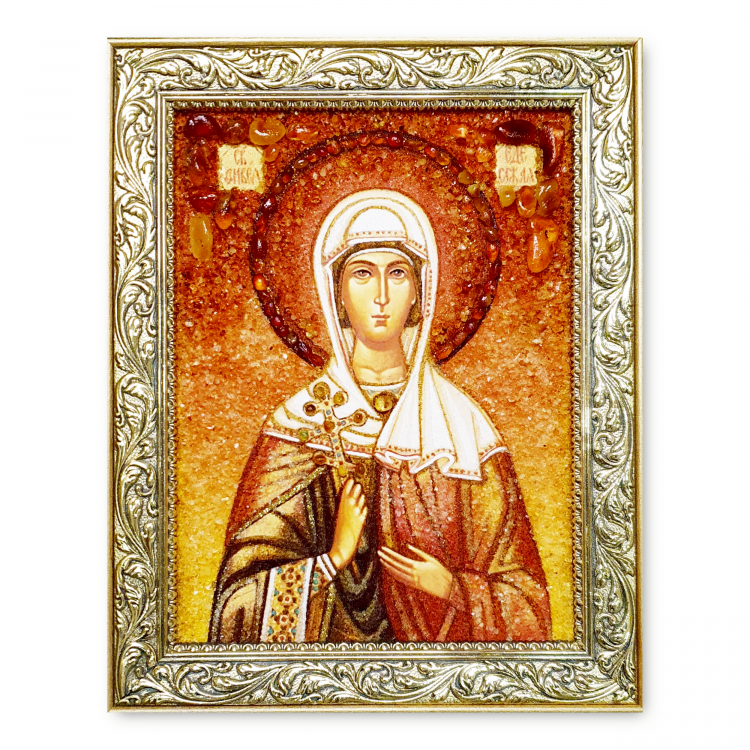 Икона Фивея (Вивея) Едесская из янтаря