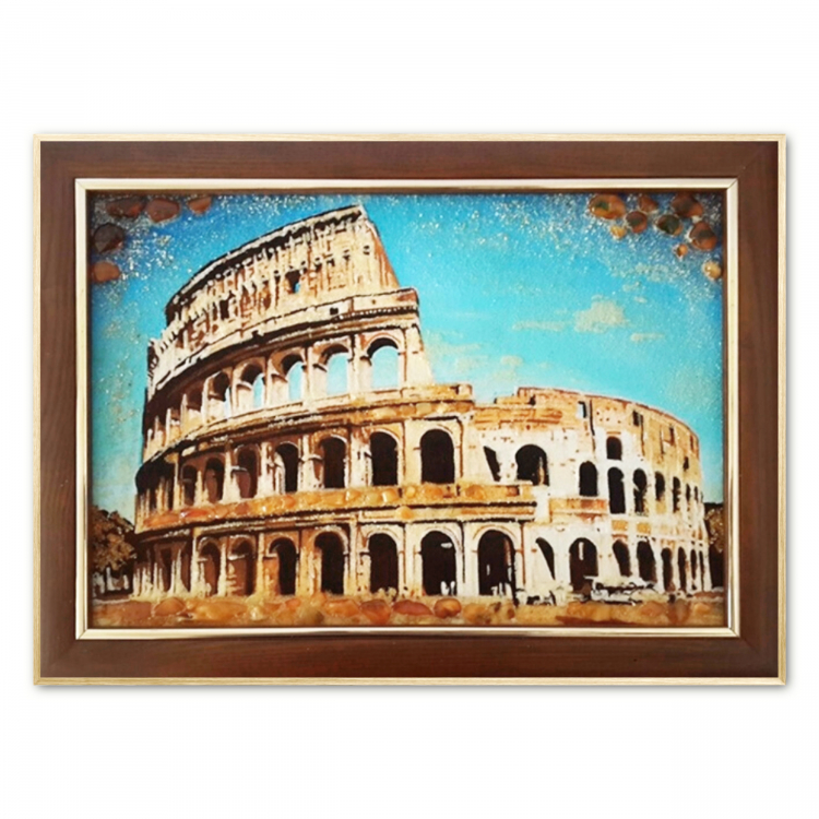 Пейзаж - Итальянский Колизей из янтаря