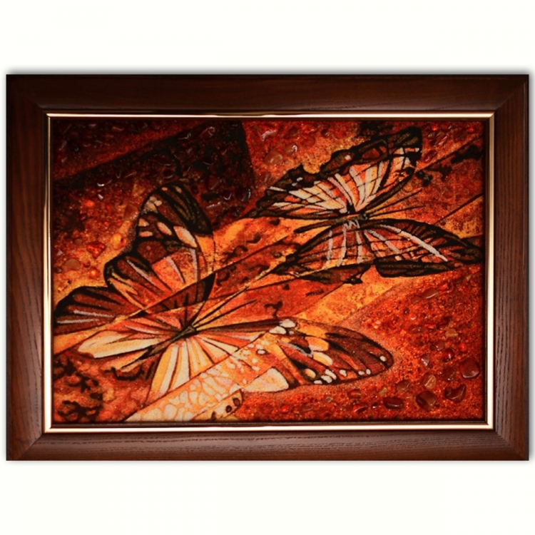 Картина Чудесные бабочки из янтаря