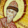 Ікона Великий Князь Всеволод з бурштину Ікона Великий Князь Всеволод з бурштину
