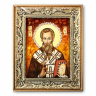 Ікона Андрій Критський з бурштину