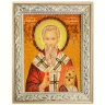 Ікона Андрій Критський з бурштину