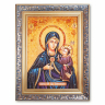 Ікона Вірменська Богородиця з бурштину