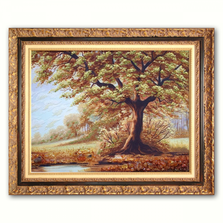 Пейзаж - Дуб з бурштину