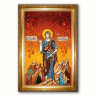 Ікона ростова Святий Іоанн Хреститель з бурштину