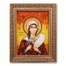 Ікона Свята Мучениця Вікторія з бурштину