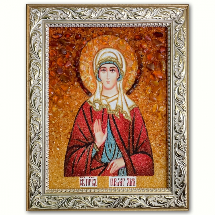Ікона Лія з бурштину