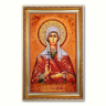 Ікона Анна Адріанопольська з бурштину