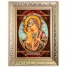 Ікона Жировицька Богородиця з бурштину