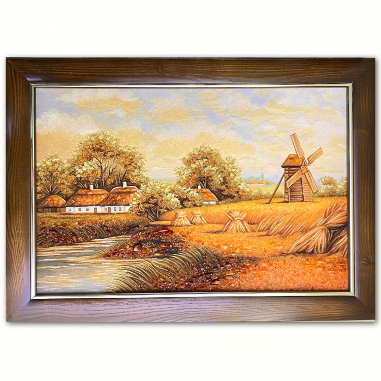 Пейзаж - Жнива з бурштину