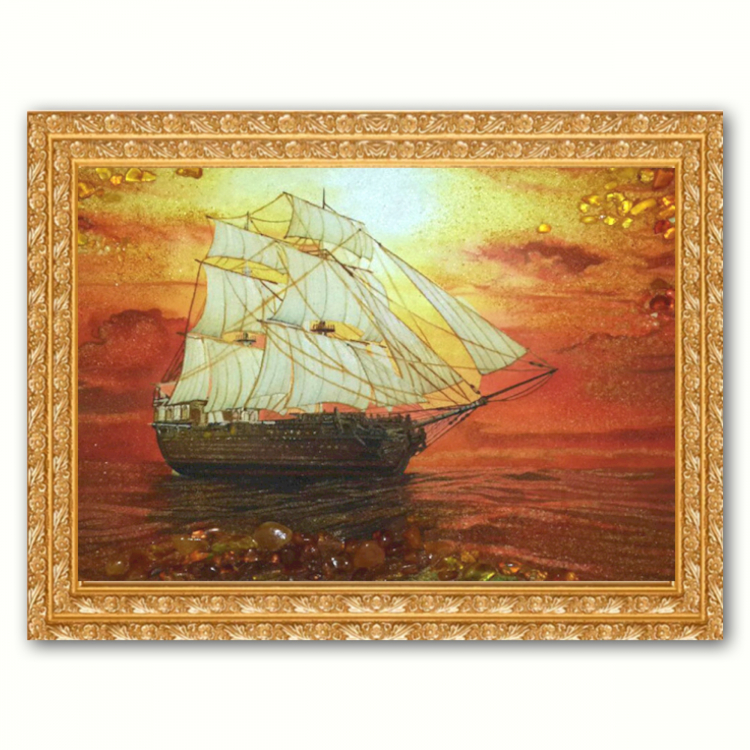 Пейзаж - Бригантина з бурштину