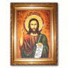 Ікона Святий Іоанн Хреститель з бурштину