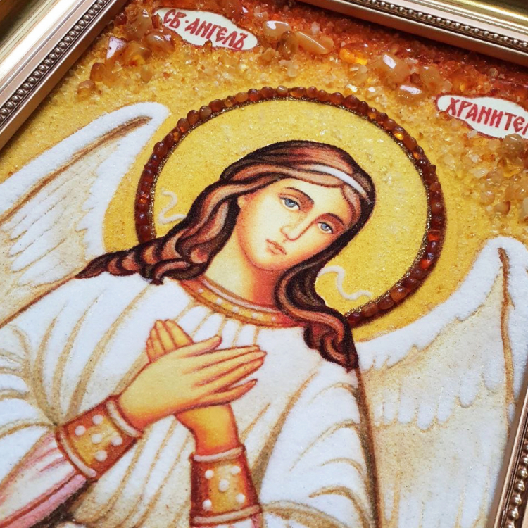 Світлий образ - Янгола Охоронця з бурштину