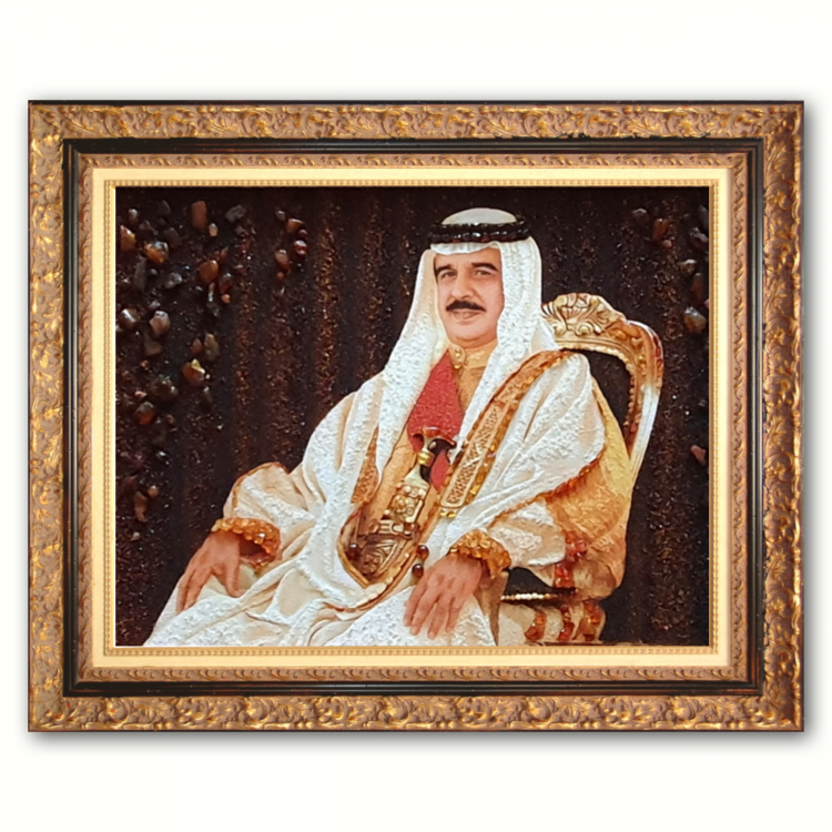 Реджеп Ердоган - Портрет  з бурштину