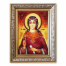 Ікона Любов Римська з бурштину